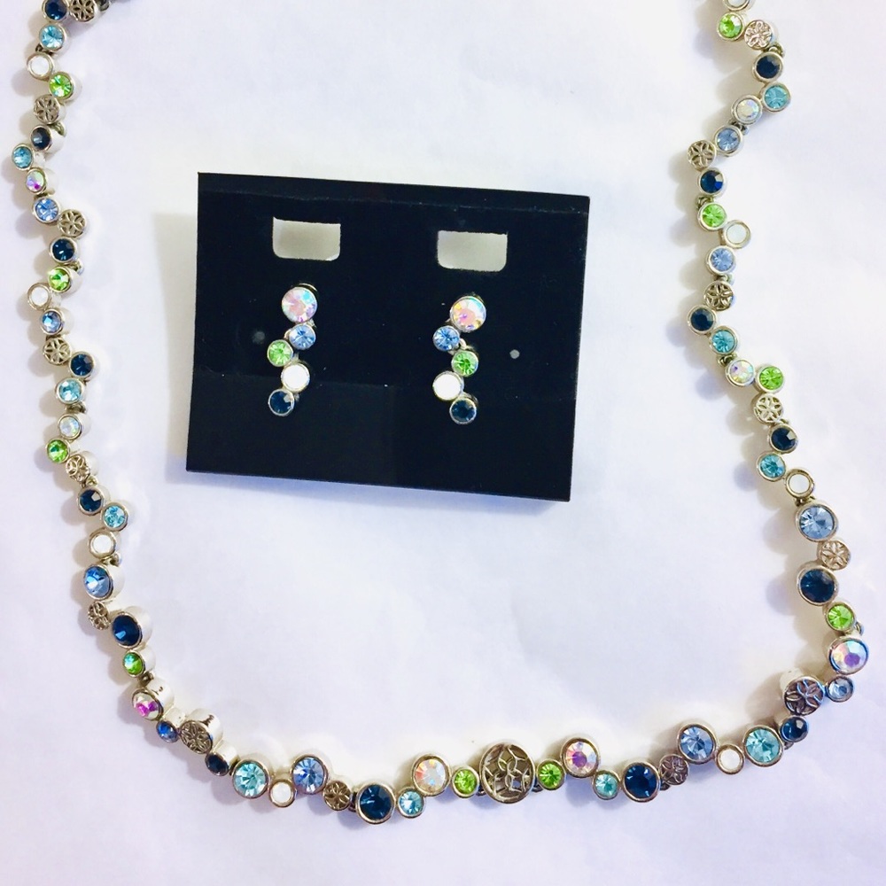 Lia Sophia 💠 Necklace and Earrings set